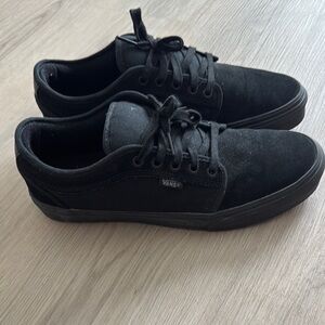 Vans Black Minimalist Sneakers Suede Low-Top